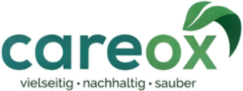 careox vielseitig · nachhaltig · sauber Logo (DPMA, 07/29/2020)