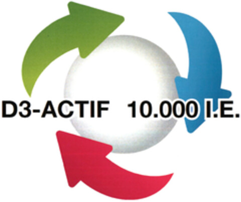 D3-ACTIF 10.000 I.E. Logo (DPMA, 11/30/2022)