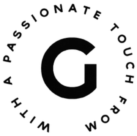 G WITH A PASSIONATE TOUCH FORM Logo (DPMA, 06/21/2024)