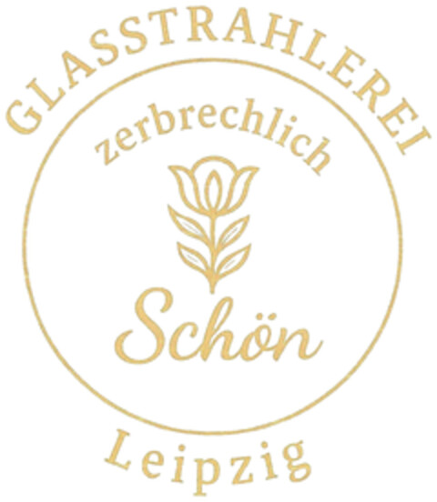 GLASSTRAHLEREI Leipzig zerbrechlich Schön Logo (DPMA, 11.08.2025)