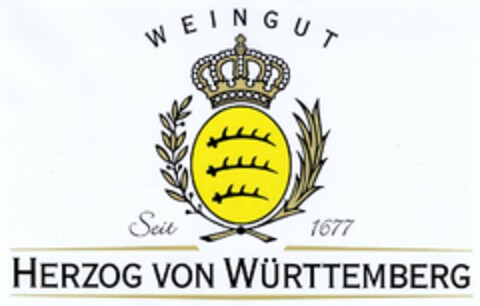 WEINGUT HERZOG VON WÜRTTEMBERG Logo (DPMA, 17.03.2004)