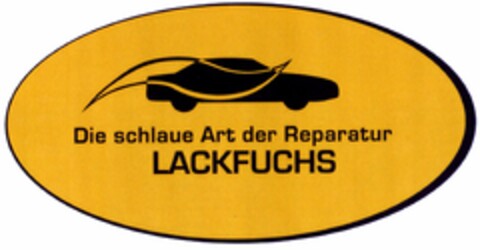 Die schlaue Art der Reparatur LACKFUCHS Logo (DPMA, 17.03.2005)