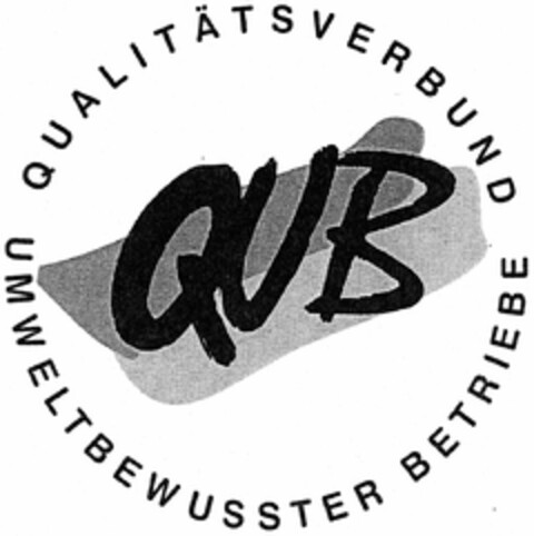 QUALITÄTSVERBUND UMWELTBEWUSSTER BETRIEBE QUB Logo (DPMA, 09.12.2005)