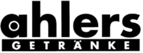 ahlers GETRÄNKE Logo (DPMA, 04/04/1997)