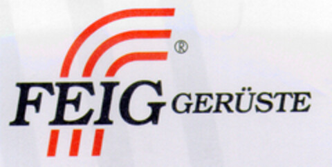 FEIG GERÜSTE Logo (DPMA, 09.04.1998)