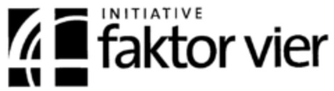 INITIATIVE faktor vier Logo (DPMA, 09/25/1999)