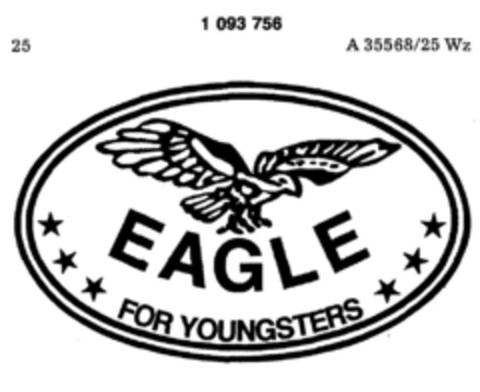 EAGLE FOR YOUNGSTERS Logo (DPMA, 30.03.1982)