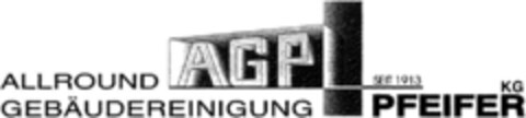 AGP ALLROUND GEBÄUDEREINIGUNG PFEIFER KG Logo (DPMA, 21.07.1994)