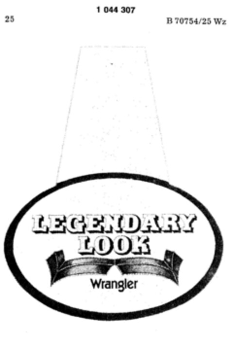 LEGENDARY LOOK Wrangler Logo (DPMA, 17.07.1982)