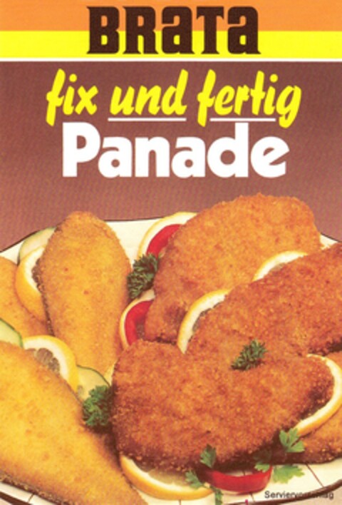 BRATA fix und fertig Panade Logo (DPMA, 25.03.1988)
