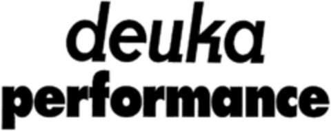 deuka performance Logo (DPMA, 06/12/1992)