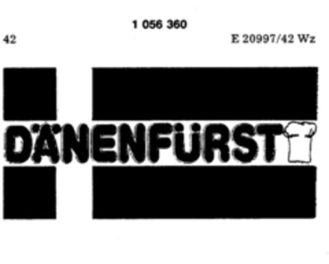 DÄNENFÜRST Logo (DPMA, 29.08.1979)