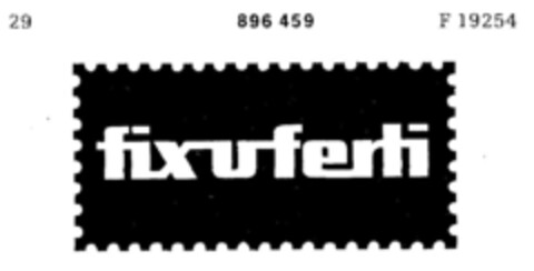 fixuferti Logo (DPMA, 26.01.1968)
