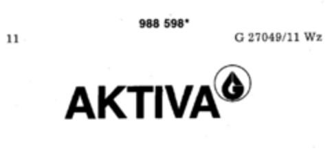 AKTIVA Logo (DPMA, 18.04.1979)