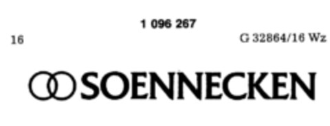 SOENNECKEN Logo (DPMA, 12/20/1985)