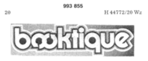 booktique Logo (DPMA, 06.10.1978)