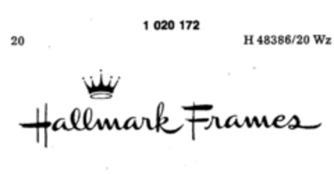 Hallmark Frames Logo (DPMA, 01/26/1981)