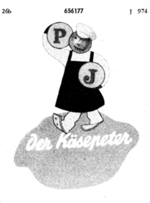 Der Käsepeter Logo (DPMA, 24.12.1952)