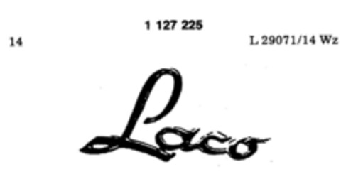 Laco Logo (DPMA, 07.05.1986)