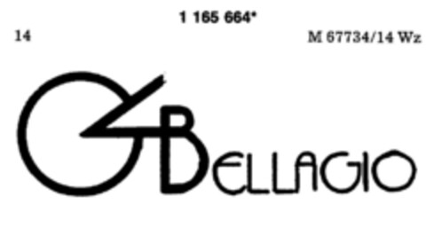 BELLAGIO Logo (DPMA, 17.07.1990)