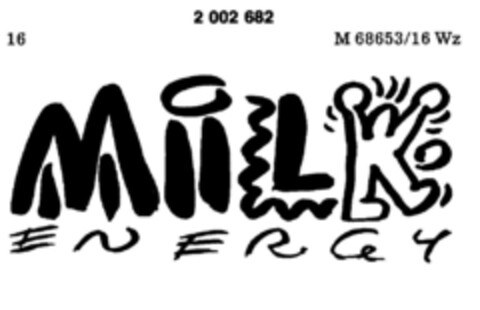 MiLK ENERGY Logo (DPMA, 13.11.1990)