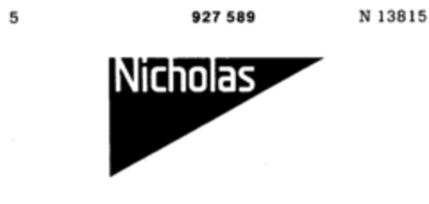 Nicholas Logo (DPMA, 21.11.1973)