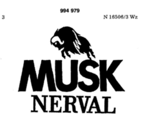 MUSK NERVAL Logo (DPMA, 05/30/1979)