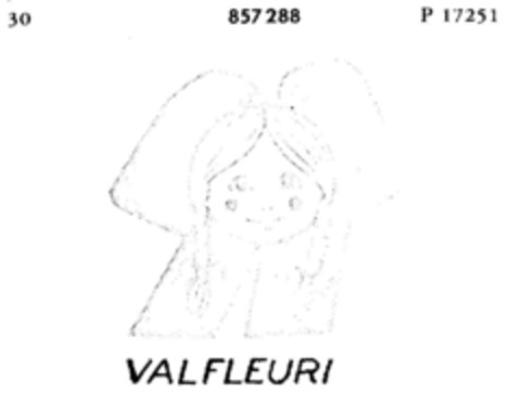 VALFLEURI Logo (DPMA, 03/14/1968)