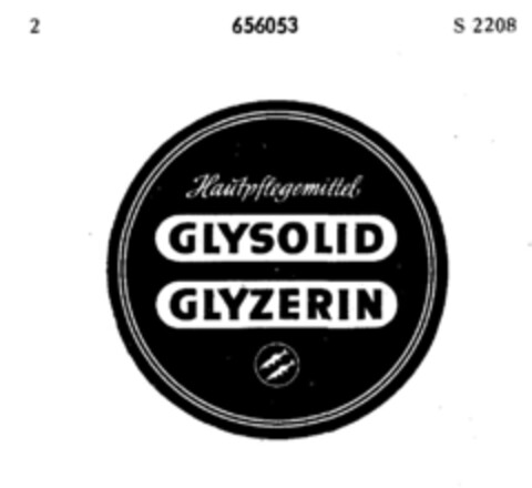 GLYSOLID GLYZERIN Hautpflegemittel Logo (DPMA, 05.03.1952)