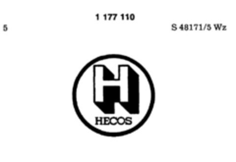 HECOS Logo (DPMA, 28.03.1989)