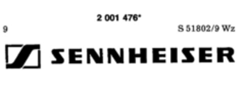 SENNHEISER Logo (DPMA, 03/11/1991)