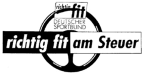 richtig fit am Steuer DEUTSCHER SPORTBUND Logo (DPMA, 15.03.2000)