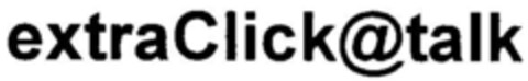 extraClick@talk Logo (DPMA, 02.11.2000)