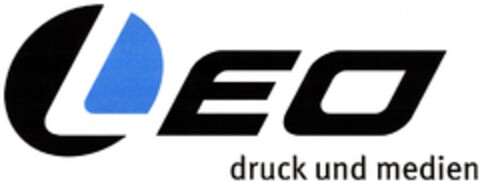 LEO druck und medien Logo (DPMA, 08.02.2008)