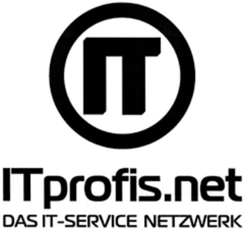 ITprofis.net DAS IT-SERVICE NETZWERK Logo (DPMA, 03.03.2008)