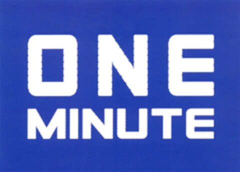 ONE MINUTE Logo (DPMA, 24.04.2009)