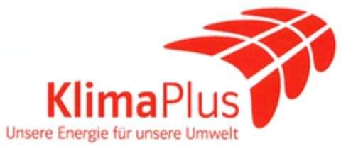 KlimaPlus Unsere Energie für unsere Umwelt Logo (DPMA, 06/17/2010)