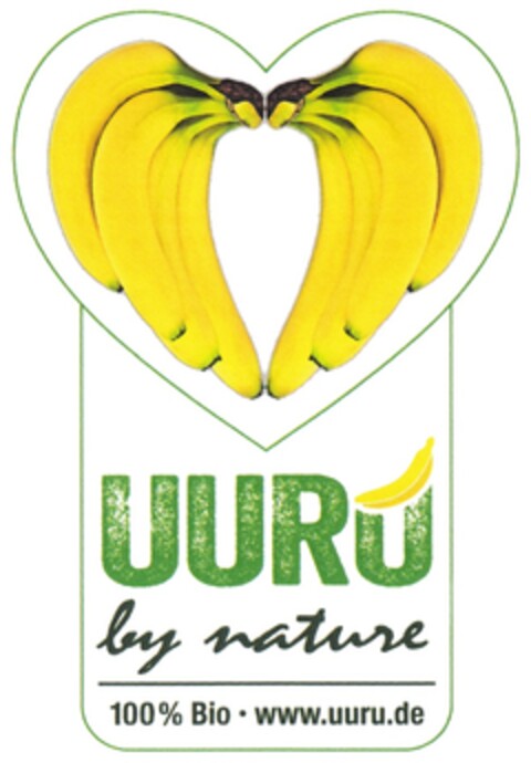 UURU by nature 100% Bio · www.uuru.de Logo (DPMA, 21.12.2012)