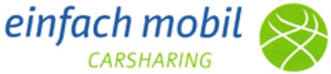 einfach mobil CARSHARING Logo (DPMA, 24.01.2013)