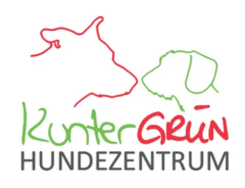 KunterGRÜN HUNDEZENTRUM Logo (DPMA, 03.11.2019)