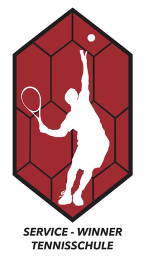 SERVICE-WINNER TENNISSCHULE Logo (DPMA, 08/05/2020)