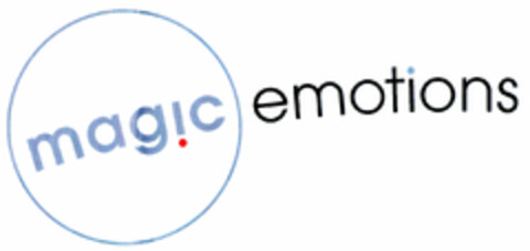 magic emotions Logo (DPMA, 09.01.2002)