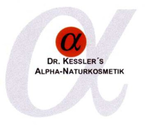 DR. KESSLER`s ALPHA-NATURKOSMETIK Logo (DPMA, 04.03.2003)