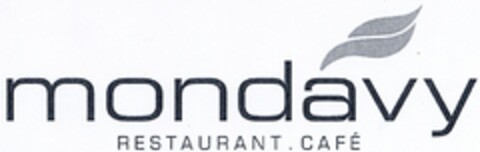 mondavy RESTAURANT . CAFE Logo (DPMA, 06/25/2004)