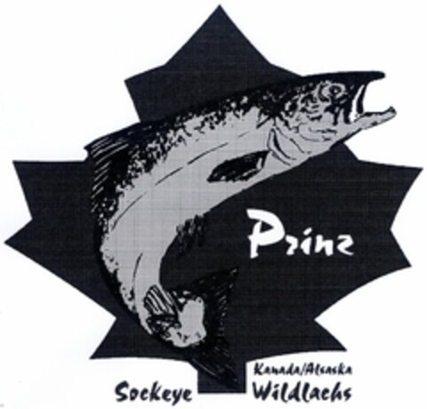 Prinz Kanada/Alsaska Sockeye Wildlachs Logo (DPMA, 09/23/2004)