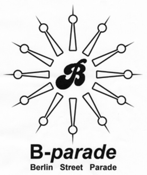 B-parade Berlin Street Parade Logo (DPMA, 18.07.2005)