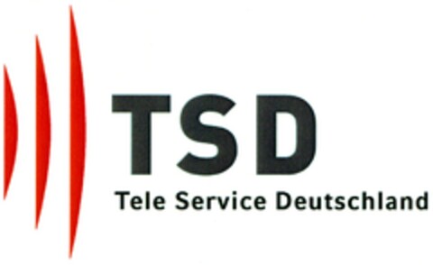 TSD Tele Service Deutschland Logo (DPMA, 15.01.2007)