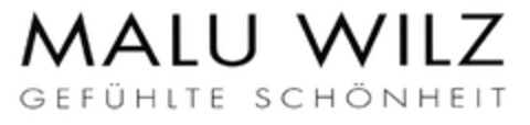 MALU WILZ GEFÜHLTE SCHÖNHEIT Logo (DPMA, 16.11.2007)