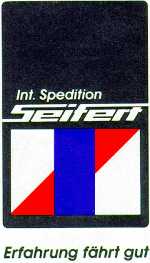 Int. Spedition Seifert Erfahrung fährt gut Logo (DPMA, 12/06/1994)