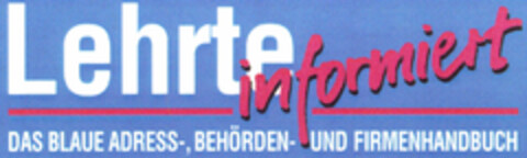 Lehrte informiert Logo (DPMA, 06/09/1995)